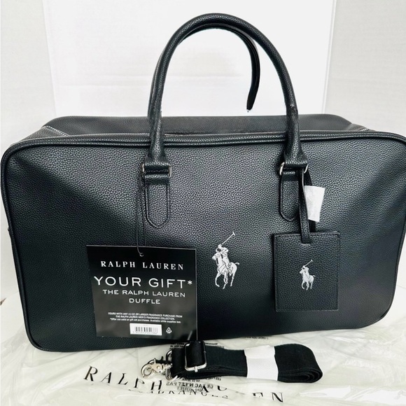 Ralph Lauren Classic Black Duffel Bag